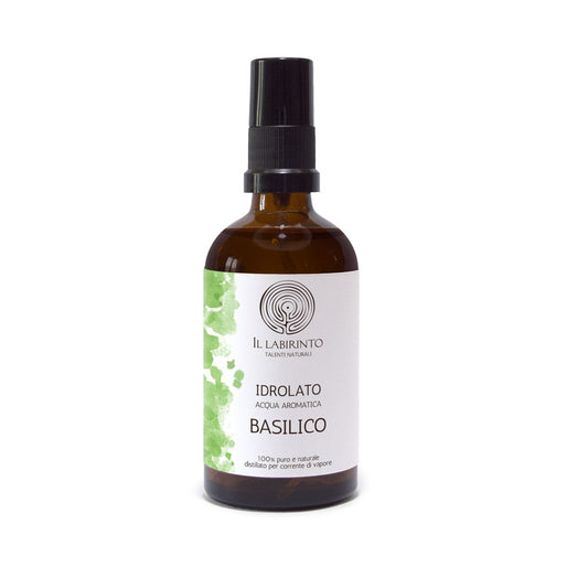 Idrolato di Basilico tonico viso astringente illuminante